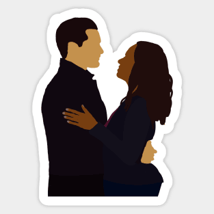 Bonnie and Enzo Art – Faceless Bonenzo Fan Illustration Sticker